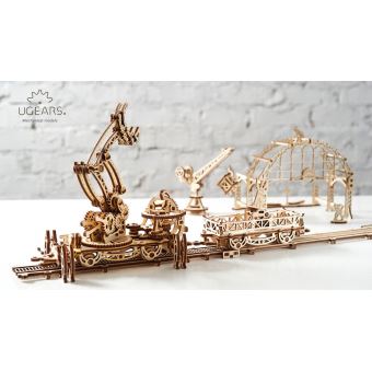 Puzzle 3D Ugears Manipulateur monté sur rail