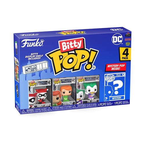 Acheter Pack de 4 figurines Funko Bitty Pop DC Harley Quinn État correct - 16,00 € Pack de 4 figurines Funko Bitty Pop DC Harley Quinn État correct - Funko reconditionné disponible sur Fnac