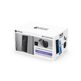 Pack Smartphone Motorola Moto Edge 50 Pro 6,7" 5G Double nano SIM 512 Go Noir + Bose QuietComfort II Earbuds