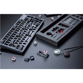 Clavier Gaming sans fil Azerty Asus ROG Azoth Gris