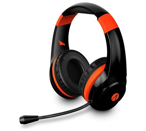Micro-casque Gaming Multiplateforme Stealth Raptor Noir et Orange
