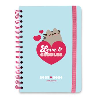 Agenda scolaire semainier Erik 2023-2024 A5 Pusheen Purfect Love Collection