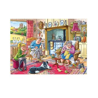 Puzzle 1000 pièces Diset Wasgij Mystery 17 Catching a Break