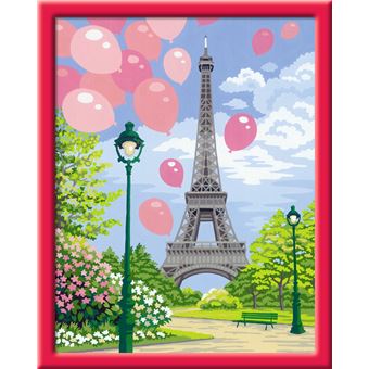 Peinture au numéro Ravensburger Creart Format Grand Printemps à Paris