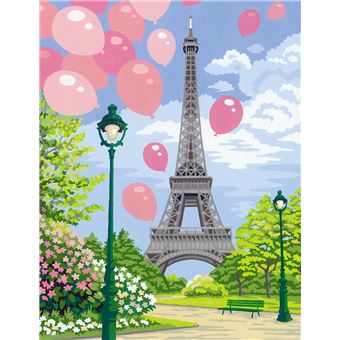 Peinture au numéro Ravensburger Creart Format Grand Printemps à Paris