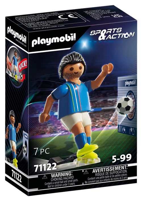 Playmobil 71122 Joueur de football Italien