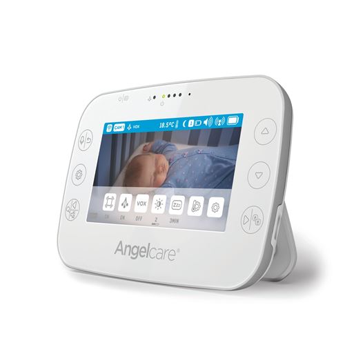 Ecoute Bebe Video Avec Detecteur De Mouvements Angelcare Ac327 Blanc Produits Bebes Fnac
