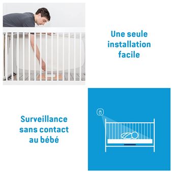 Ecoute bébé vidéo avec détecteur de mouvements Angelcare AC327 Blanc