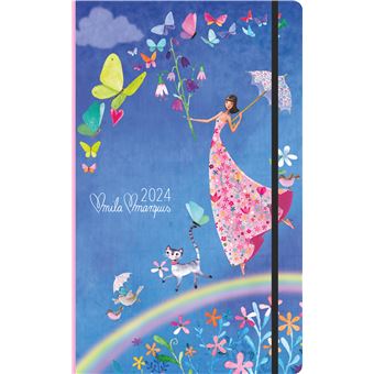 Agenda civil Pictura 2024 13 x 21 cm Mila Marquis Arc-en-ciel