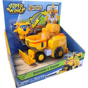 Véhicule transformable en robot Super Wings 18 cm