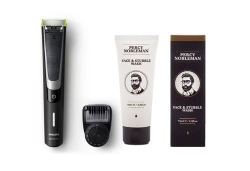 Tondeuse homme Philips OneBlade Noir et Argent