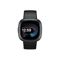 Montre Connectée Fitbit Sense 2 Noire – Occasion Fonctionnelle – Capteurs ECG, GPS, Suivi Sommeil