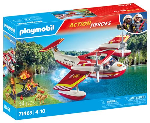 Playmobil Action Heroes 71463 Hydravion avec pompier