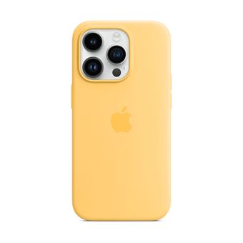 Apple - Coque de protection pour téléphone portable - avec MagSafe - silicone - éclat du soleil - pour iPhone 14 Pro