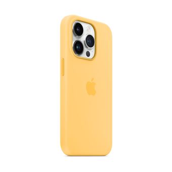 Apple - Coque de protection pour téléphone portable - avec MagSafe - silicone - éclat du soleil - pour iPhone 14 Pro