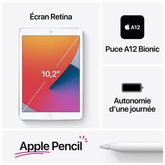 Apple iPad (Gen 8) Wi-Fi 128 Go Gris Sidéral · Reconditionné - Tablette  tactile - LDLC
