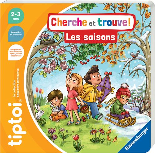 Jeu éducatif Ravensburger Tiptoi Cherche et trouve Les saisons