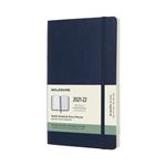 Agenda scolaire semainier Moleskine Couverture souple 2021-2022 Bleu