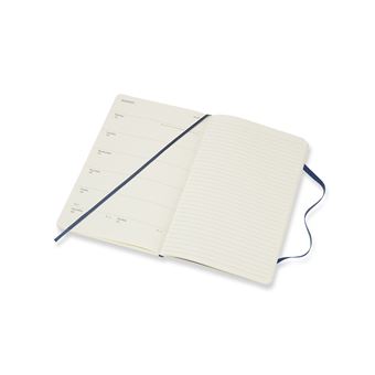 Agenda scolaire semainier Moleskine Couverture souple 2021-2022 Bleu