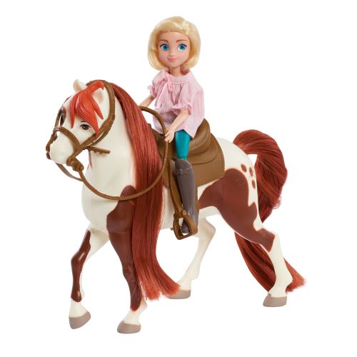 Spirit the Wild - Ensemble de jeu Grange avec cheval et poupée
