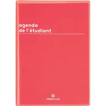 Agenda scolaire journalier Oberthur Boreal 2022 2023 Modèle aléatoire