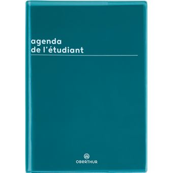Agenda scolaire journalier Oberthur Boreal 2022 2023 Modèle aléatoire