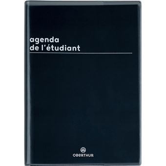 Agenda scolaire journalier Oberthur Boreal 2022 2023 Modèle aléatoire
