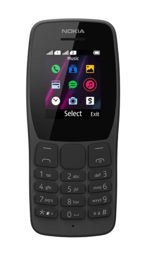 Téléphone mobile Nokia 110 Double SIM Noir