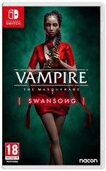 Vampire: The Masquerade Swansong Nintendo Switch