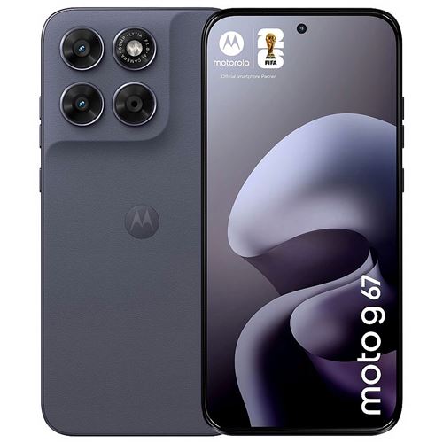 Motorola Moto G67 - 5G Smartphone - Double Sim - Ram 4 Go / Mémoire Interne 256Go - Microsd Slot - OLED Display - 6.8" - 2772 X 1272 Pixels (120 Hz) - 3 X Caméras Arrière 50 Mp, 8 Mp - Front Camera 32 Mp - Pantone Phoque Arctique