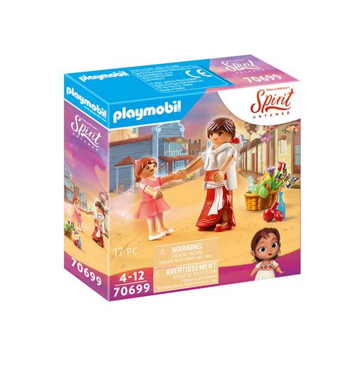 Playmobil Spirit Au Galop En Toute Liberté 70699 Lucky Enfant Avec Milagro