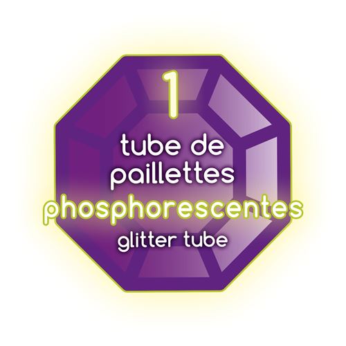 Activité créative Glitterizz Licornes Phosphorescentes à pailleter LANSAY :  le kit à Prix Carrefour