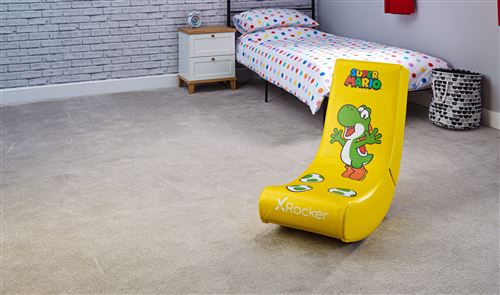 Fauteuil à bascule X Rocker Nintendo Yoshi Jaune