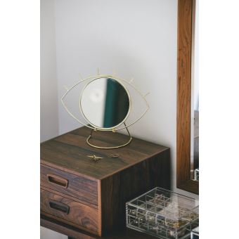 Miroir à poser Doiy Cyclope Doré