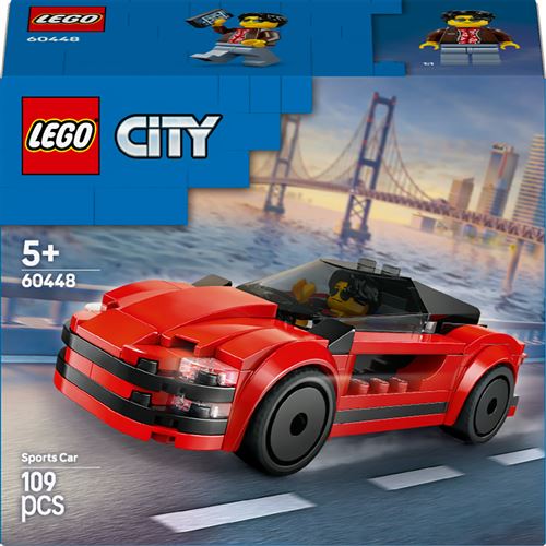 Acheter LEGO® City 60448 La voiture de sport rouge État correct - 24,56 € LEGO® City 60448 La voiture de sport rouge État correct - Lego City reconditionné disponible sur Fnac