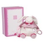 Animal en peluche Doudou et Compagnie Pantin d'activités Cerise