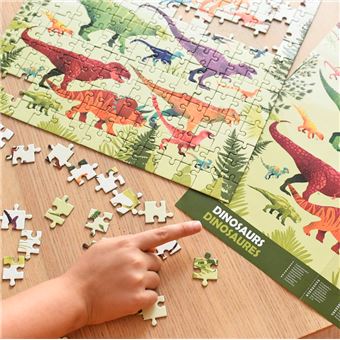 Puzzle éducatif Poppik Dinosaures avec Poster 280 pièces