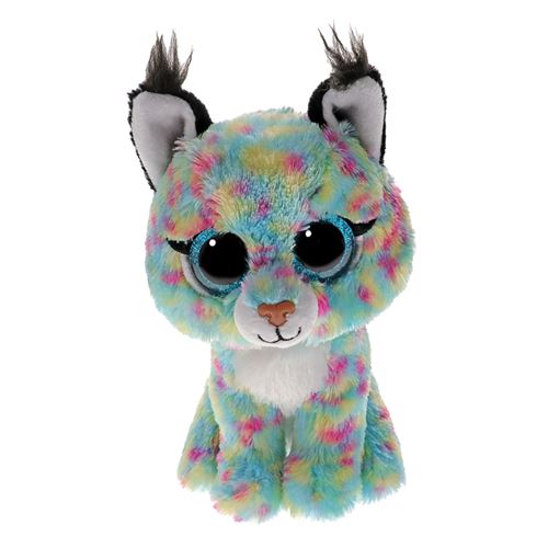 Ty Multicolore Peluche Beanie Boo's Small Lynx