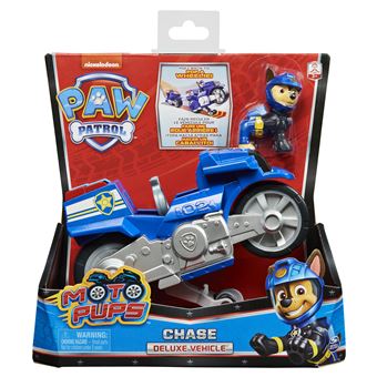 Véhicule et Figurine Chase Pat Patrouille Moto Pups