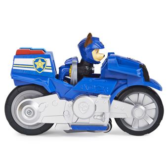 Pat patrouille - vehicule + figurine amovible zuma moto pups paw