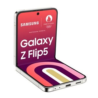 Smartphone Samsung Galaxy Z Flip5 6,7&quot; Nano SIM 5G 256 Go Crème - 1
