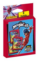 Blister de 8 pochettes Panini Miraculous Super Heroes