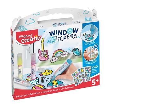 Maped Creativ Multicolore Jeu Créatif Window Gel Stickers