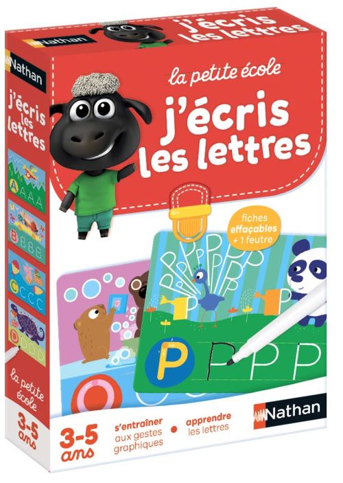 Jeu découverte J’écris les lettres Nathan