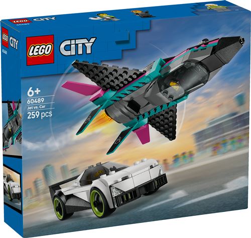 LEGO® City 60489 Le jet contre la voiture