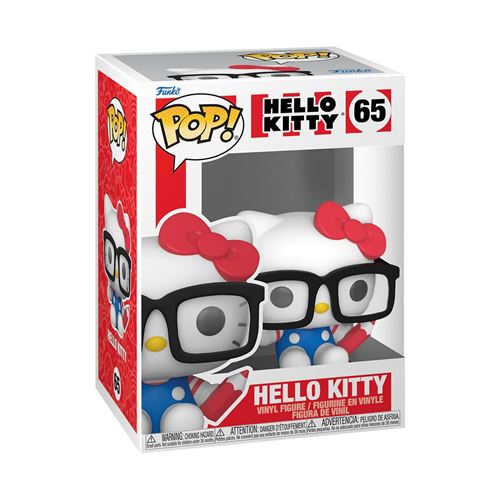 FUNKO Hello Kitty POP Sanrio Nerd 9 cm - vue 2