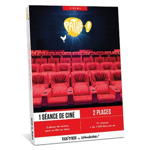 Coffret cadeau Tick nBox Cinéma Pathé Gaumont Classic