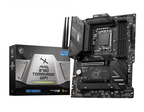Carte mère MSI MAG B760 TOMAHAWK WIFI ATX Socket LGA1700 Chipset Intel B760
