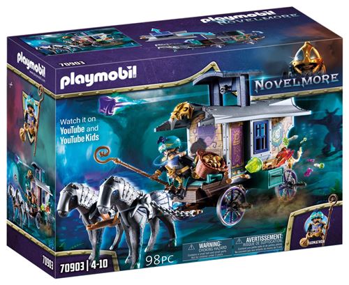 Playmobil 70903 Novelmore Marchand et Chariot