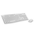 Pack Clavier sans fil Wifi Logitech MK295 Blanc + Souris sans fil Wifi silencieux Logitech Blanc cassé